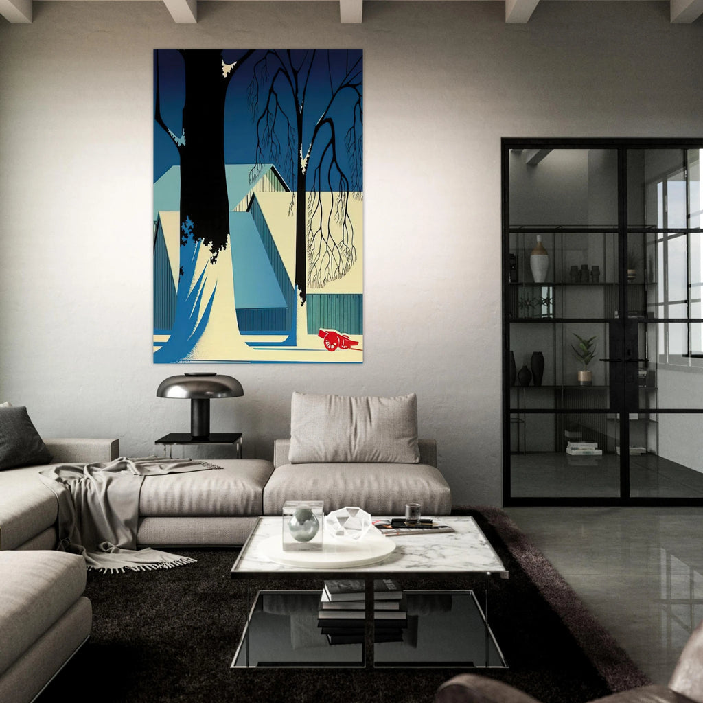 Turquoise Poster | Eyvind Earle Poster | Eyvind Earle Prints