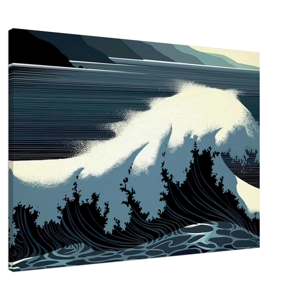 A Sounding of Surf Canvas | Eyvind Earle Canvas | Eyvind Earle Prints