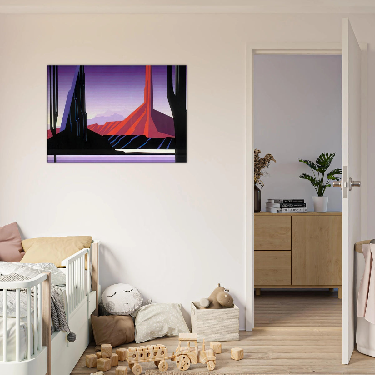 Beneath A Silent Sky Canvas | Eyvind Earle Canvas | Eyvind Earle Prints