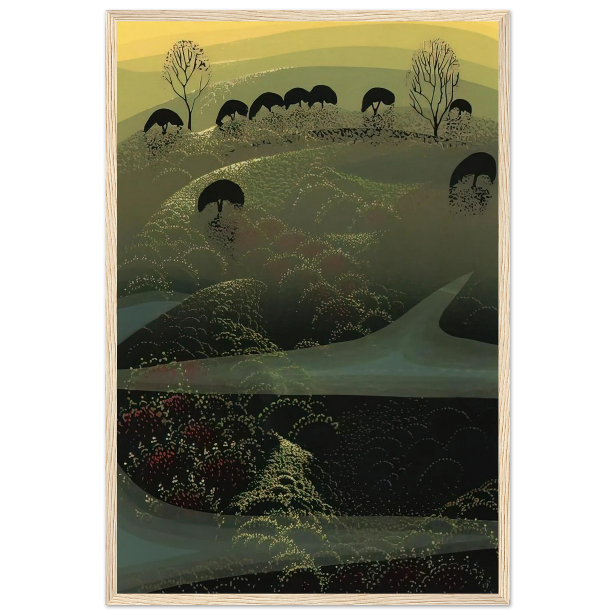 California Miniature Framed Poster | Eyvind Earle Framed Prints Wall Art | Eyvind Earle Prints
