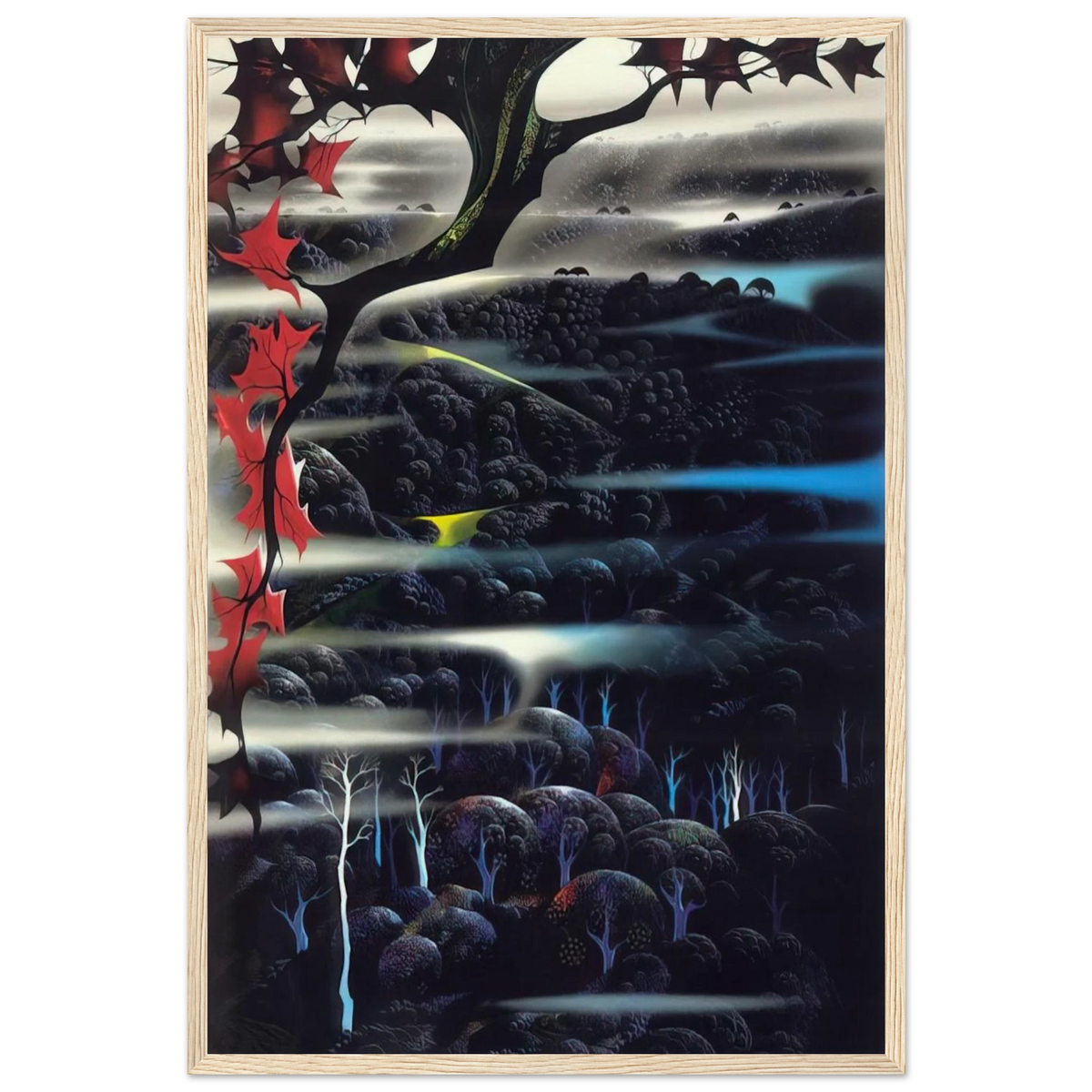 Into the Forest Framed Poster | Eyvind Earle Framed Prints Wall Art | Eyvind Earle Prints