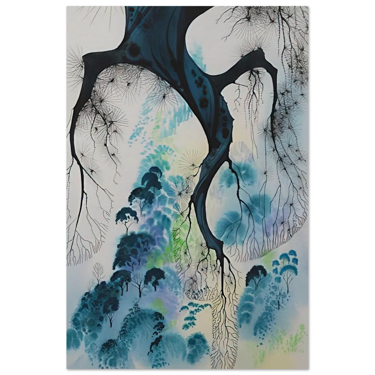 Coastline Poster | Eyvind Earle Poster | Eyvind Earle Prints