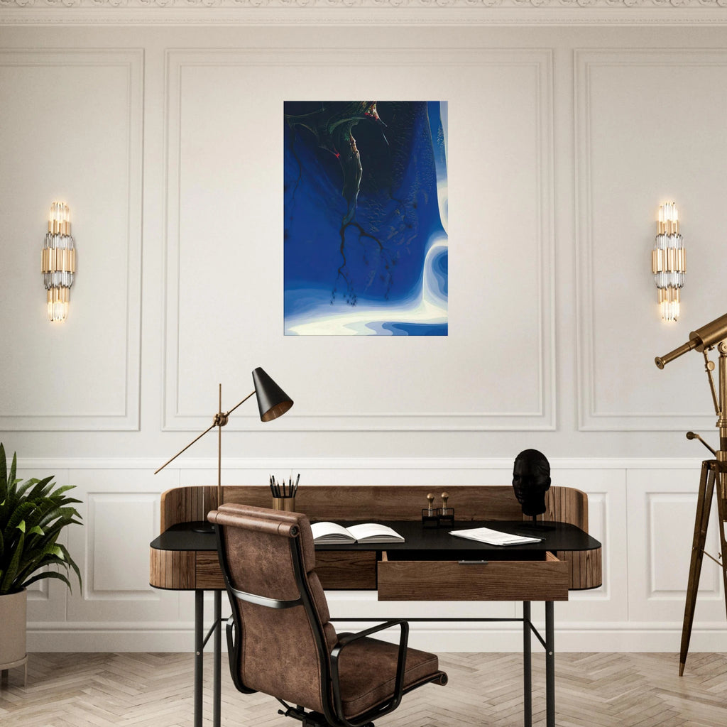 Blue Purple Mist Canvas | Eyvind Earle Canvas | Eyvind Earle Prints