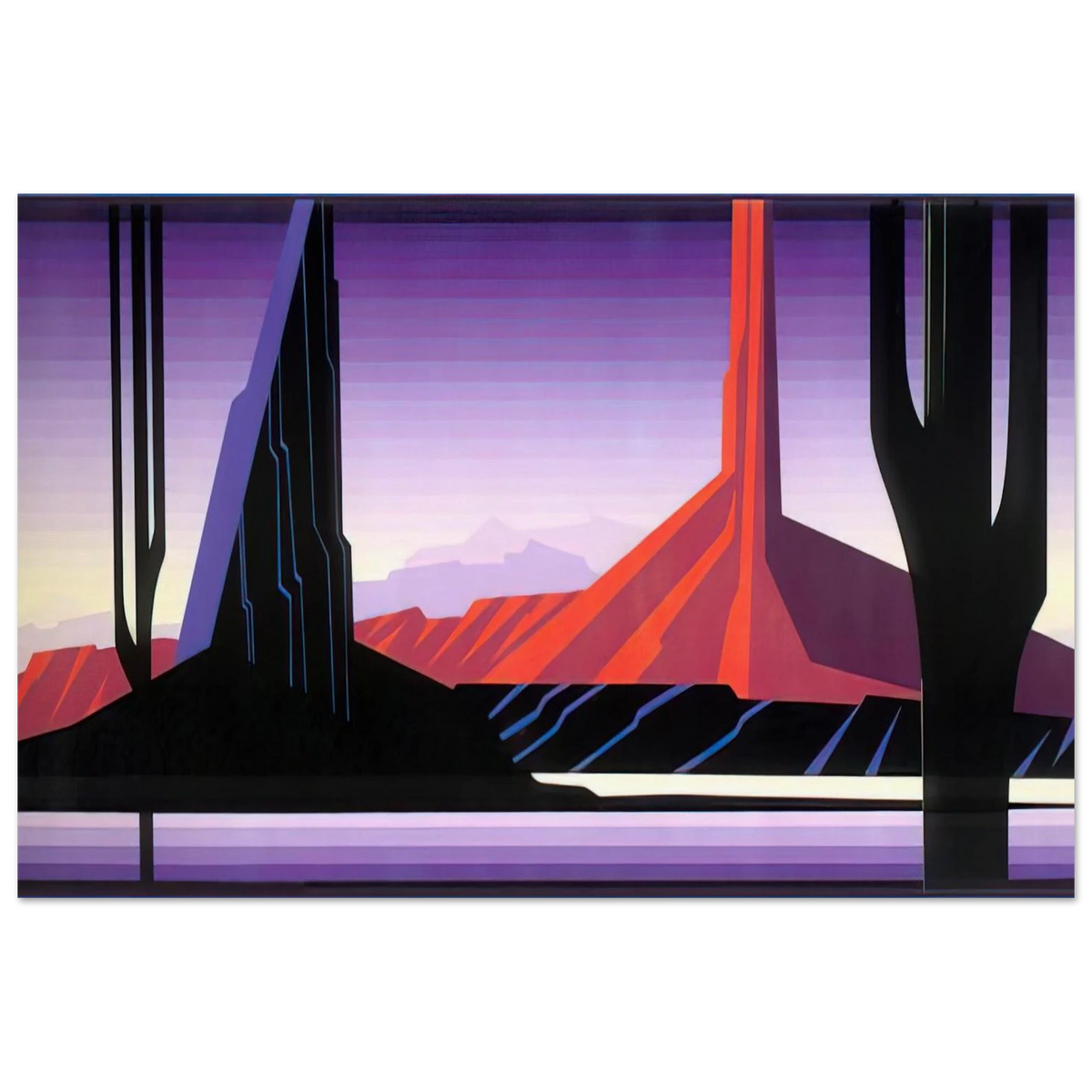 Beneath A Silent Sky Poster | Eyvind Earle Poster | Eyvind Earle Prints