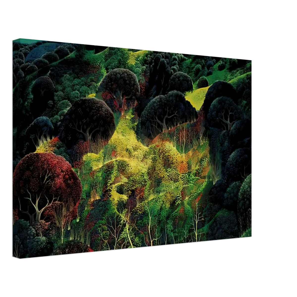 Autumn Fields Canvas | Eyvind Earle Canvas | Eyvind Earle Prints