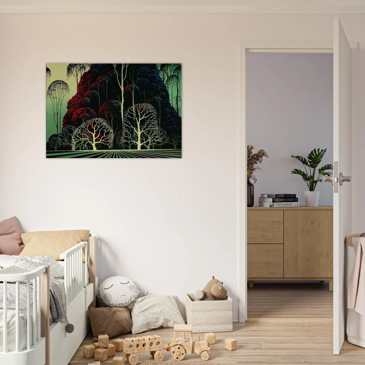 Eucalyptus Forest Canvas | Eyvind Earle Canvas | Eyvind Earle Prints