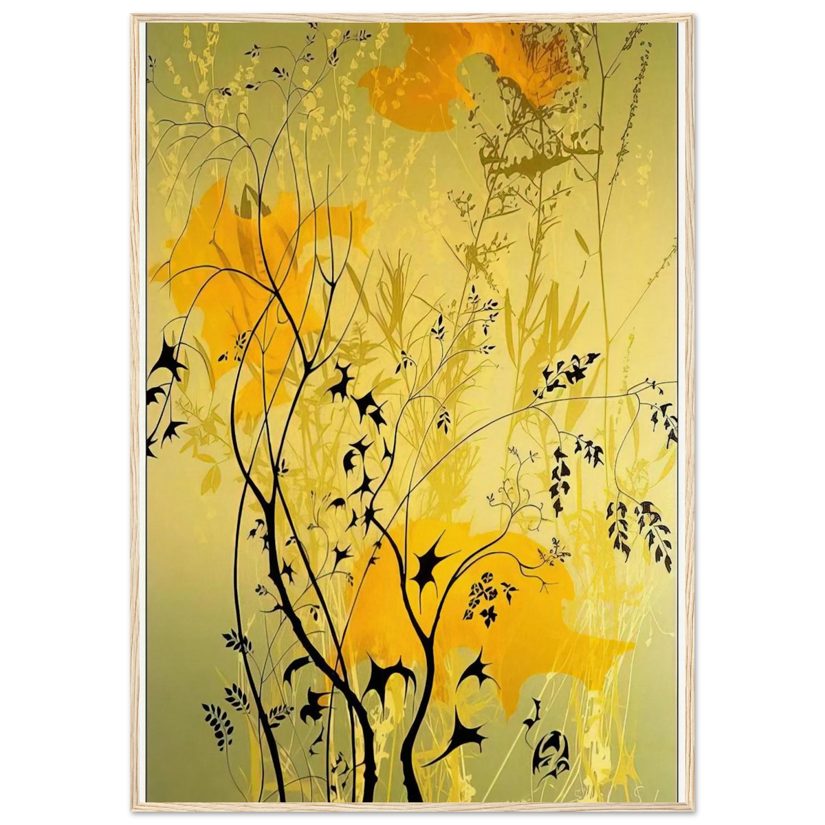 Wild Flowers Framed Poster | Eyvind Earle Framed Prints Wall Art | Eyvind Earle Prints
