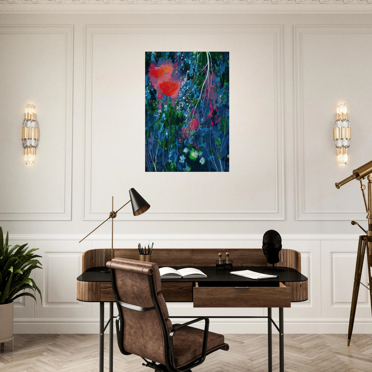 Poppies Canvas | Eyvind Earle Canvas | Eyvind Earle Prints