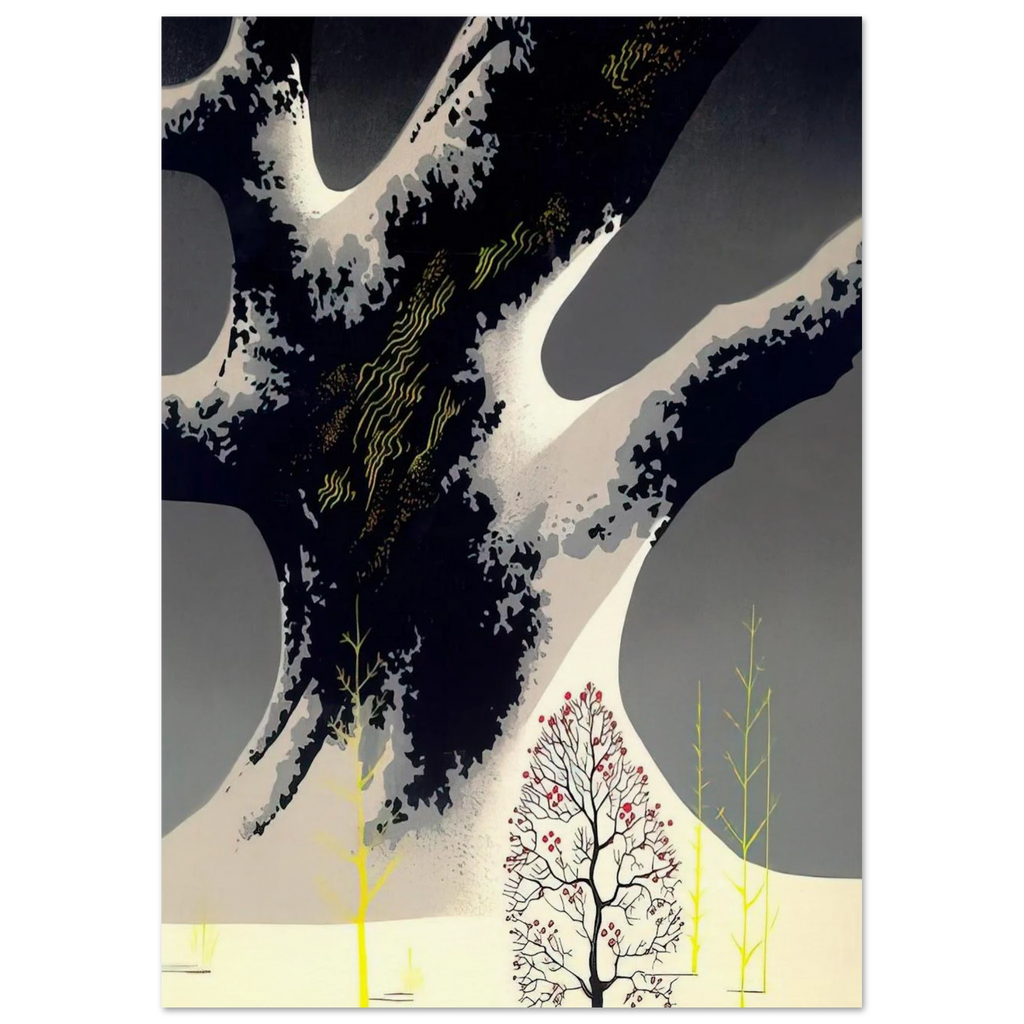 Winter Oak Poster | Eyvind Earle Poster | Eyvind Earle Prints