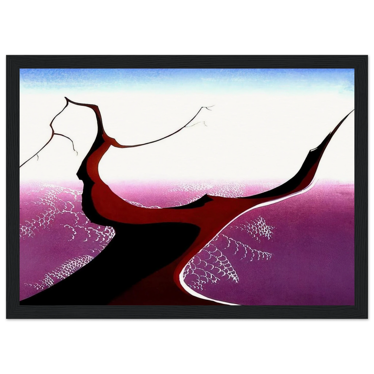 Desert Tree Framed Poster | Eyvind Earle Framed Prints Wall Art | Eyvind Earle Prints