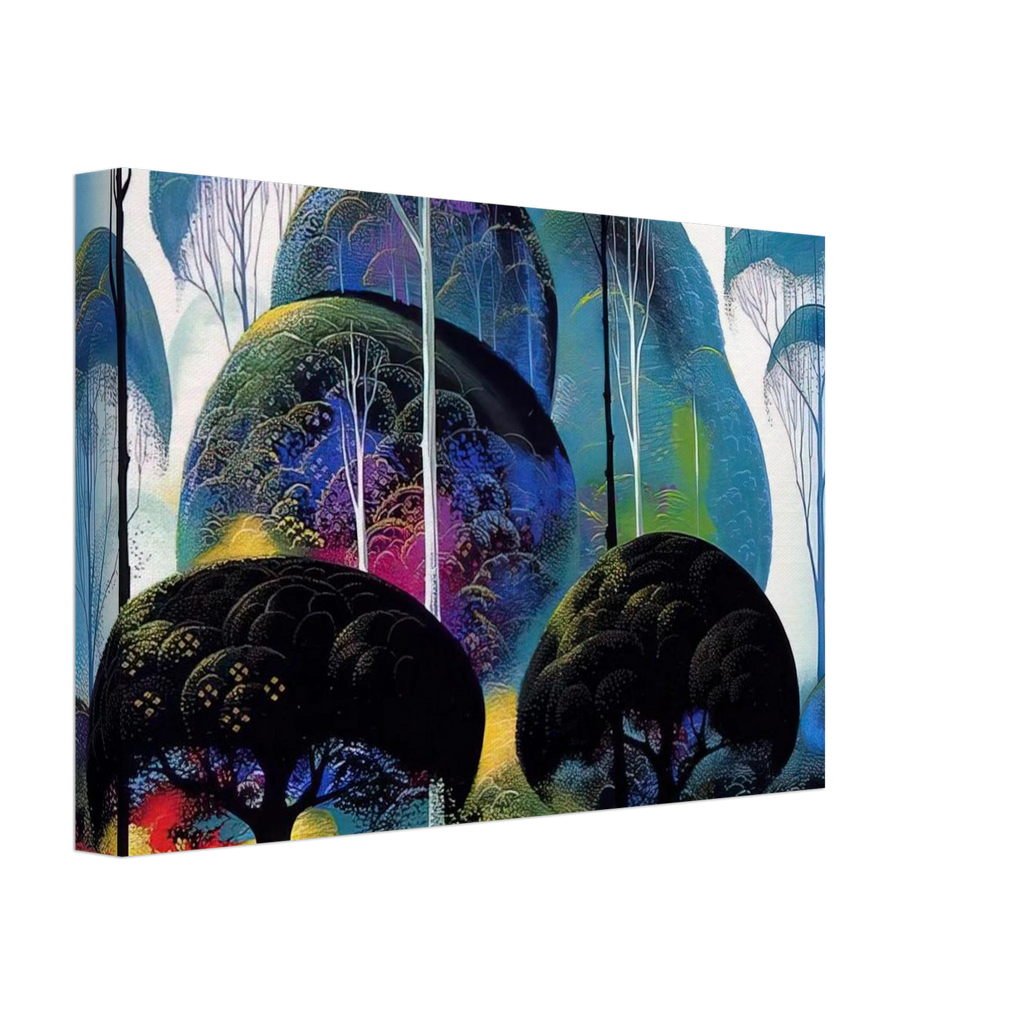 Green Forest Canvas | Eyvind Earle Canvas | Eyvind Earle Prints
