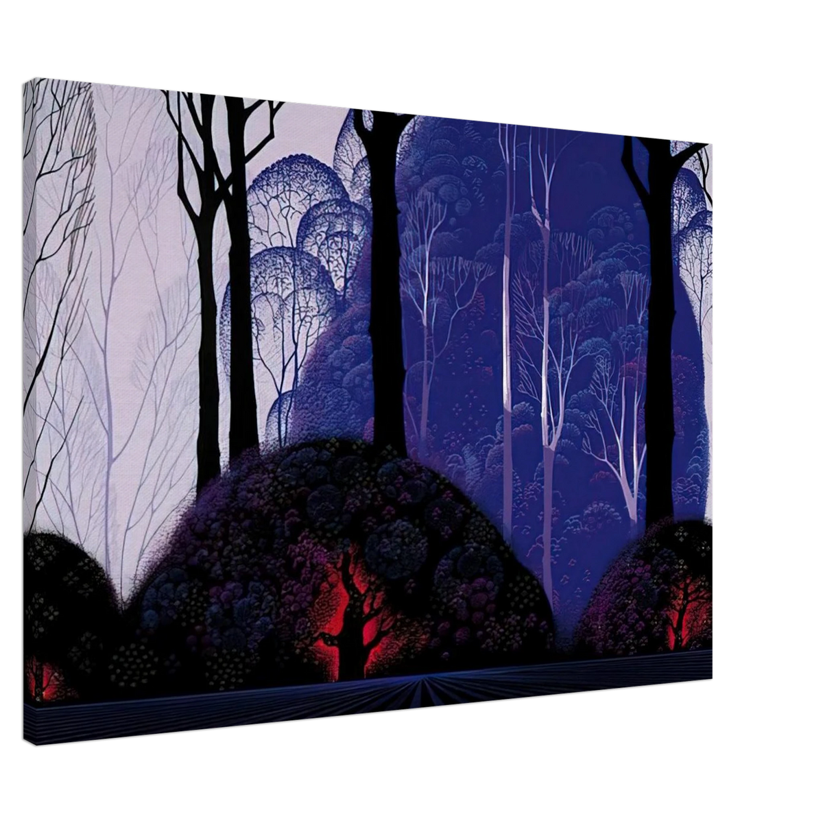 Purple Eucalyptus Canvas | Eyvind Earle Canvas | Eyvind Earle Prints