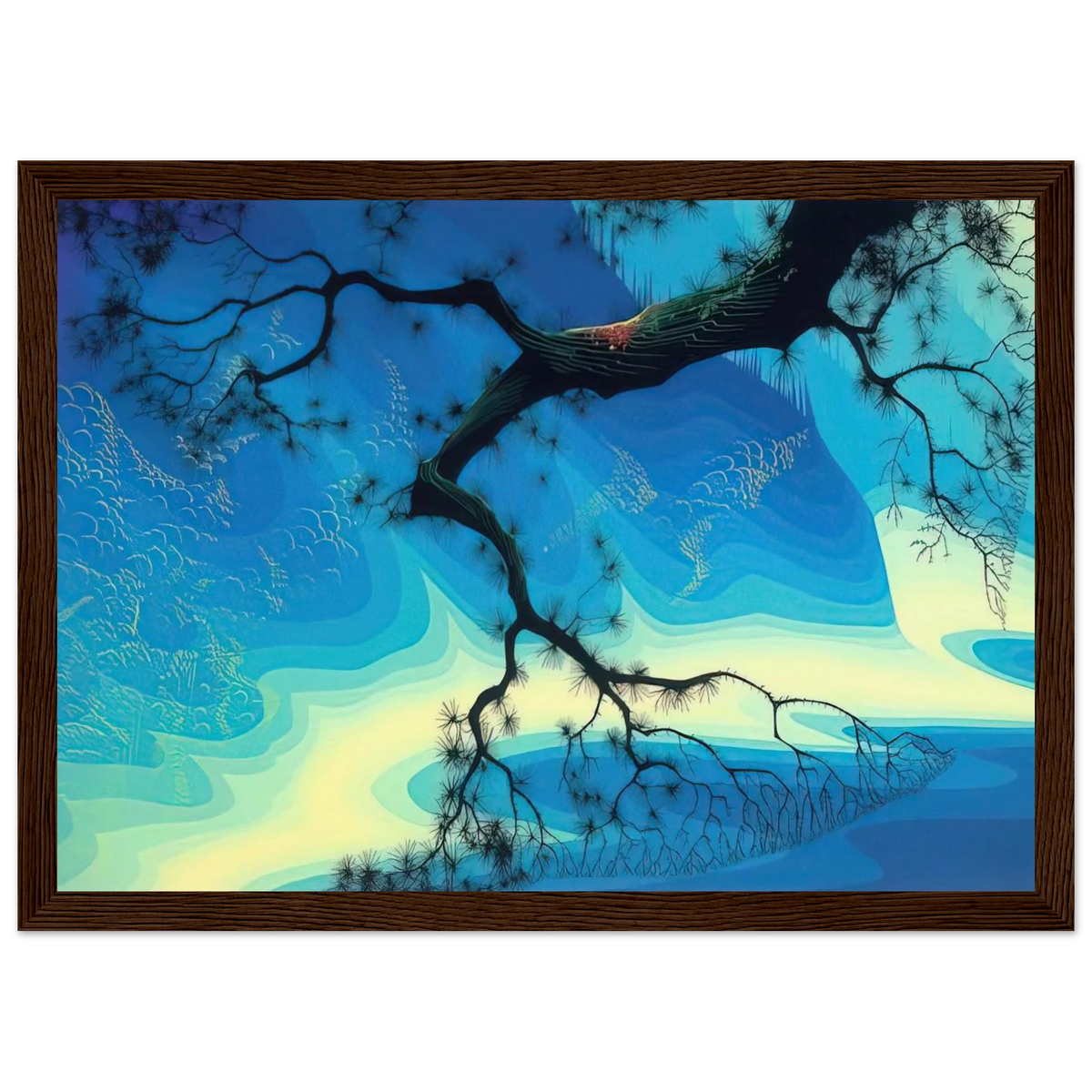 Ocean Mist Framed Poster | Eyvind Earle Framed Prints Wall Art | Eyvind Earle Prints