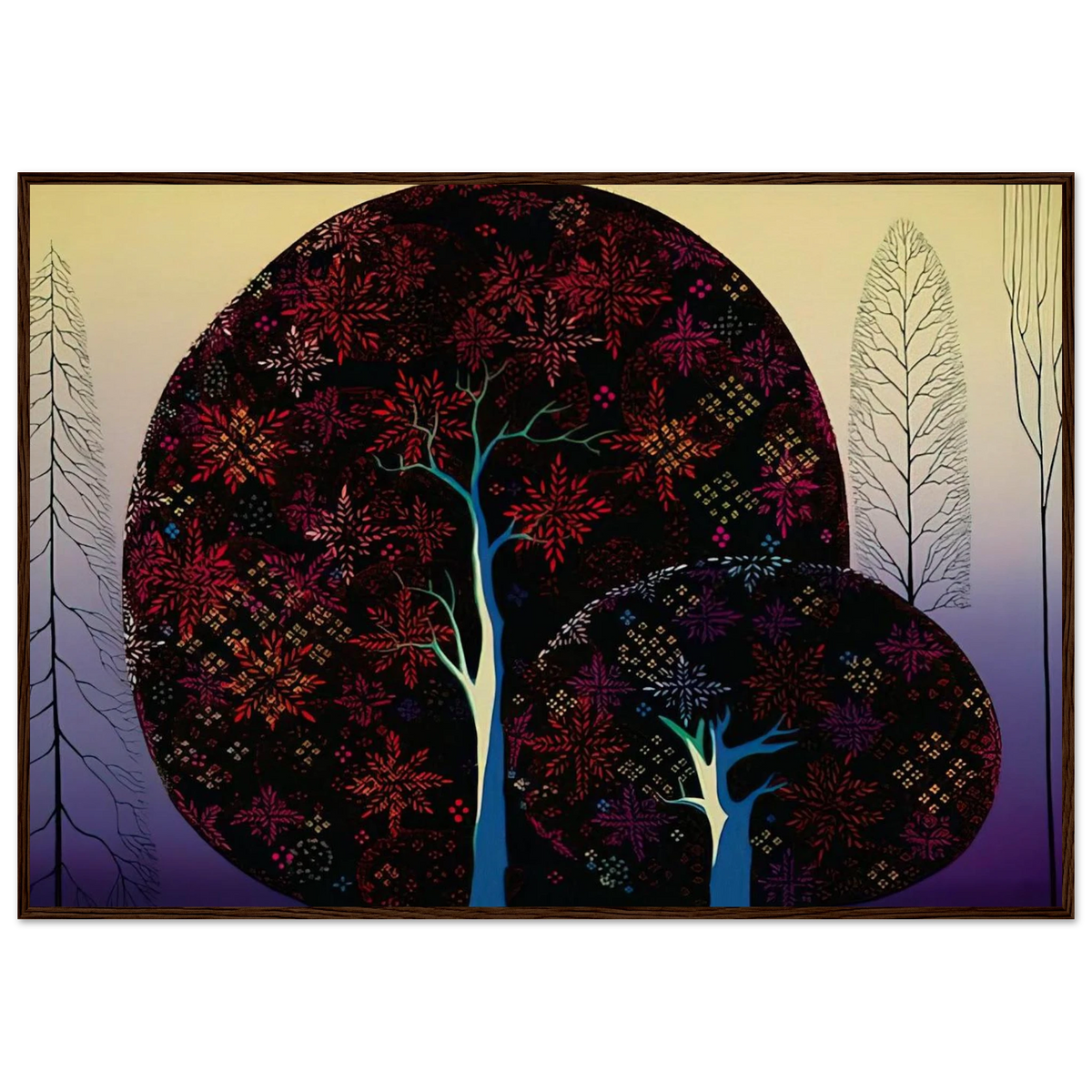A Tree Poem Framed Poster | Eyvind Earle Framed Prints Wall Art | Eyvind Earle Prints