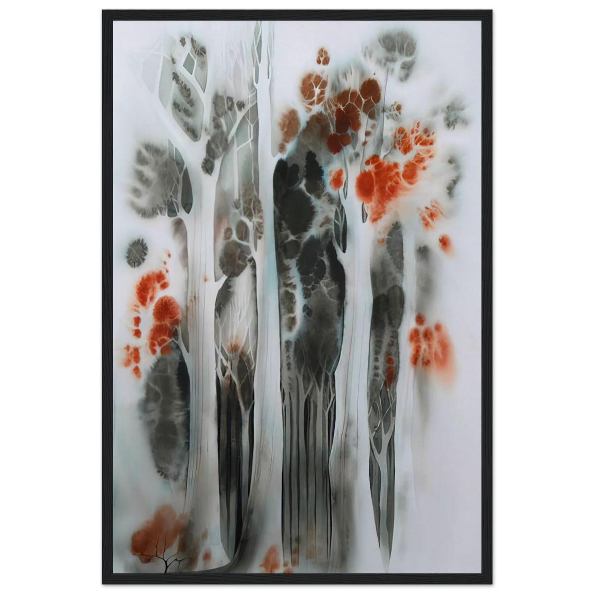 Autumn Forest Framed Poster | Eyvind Earle Framed Prints Wall Art | Eyvind Earle Prints
