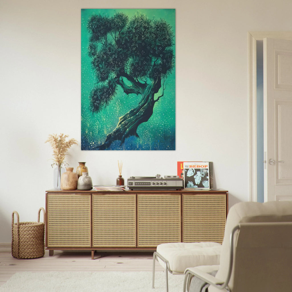 Solitary Bonsai Poster | Eyvind Earle Poster | Eyvind Earle Prints