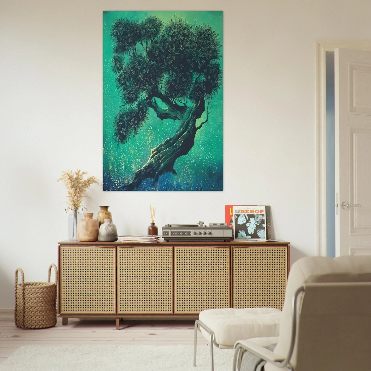 Solitary Bonsai Poster | Eyvind Earle Poster | Eyvind Earle Prints