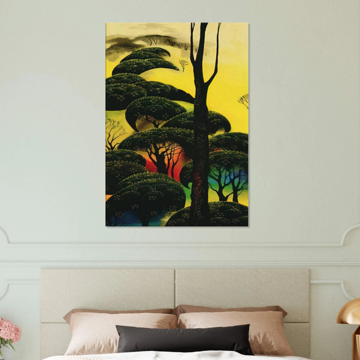 Climbing Oaks Canvas | Eyvind Earle Canvas | Eyvind Earle Prints