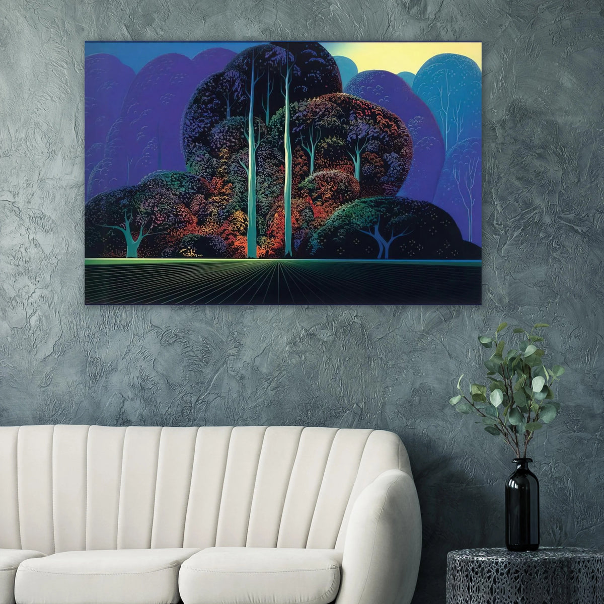 Softening Shades of Twilight Poster | Eyvind Earle Poster | Eyvind Earle Prints