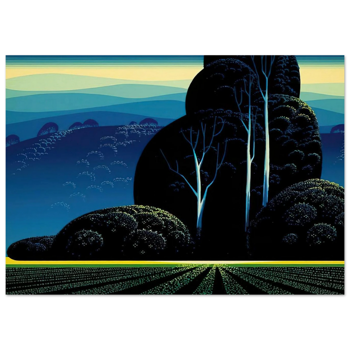 Even Tide Poster | Eyvind Earle Poster | Eyvind Earle Prints