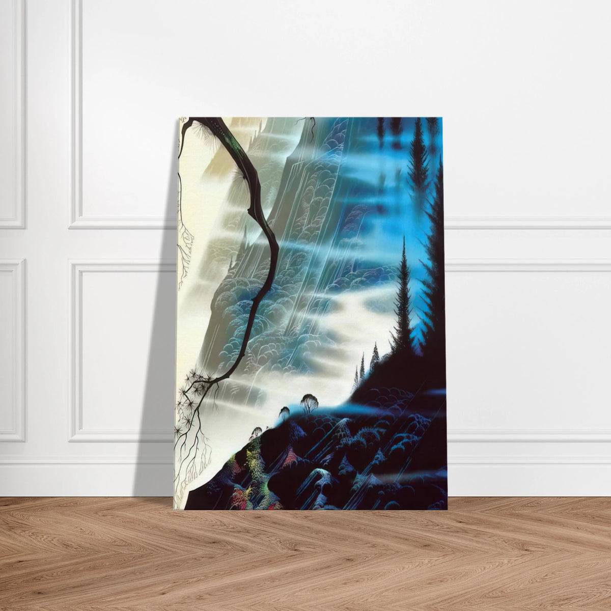 Sea Cliffs and Redwoods Canvas | Eyvind Earle Canvas | Eyvind Earle Prints