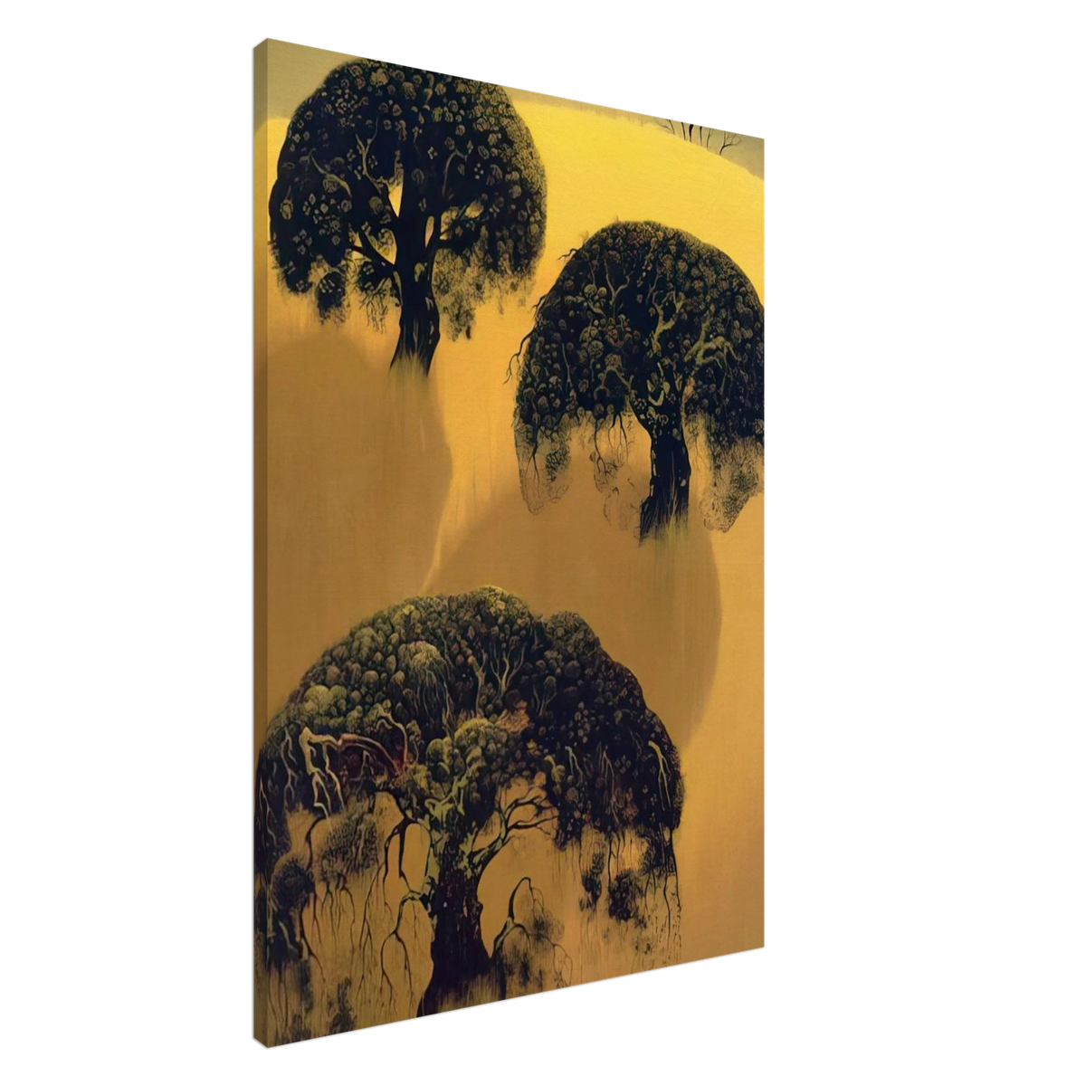 Three Oaks Canvas | Eyvind Earle Canvas | Eyvind Earle Prints