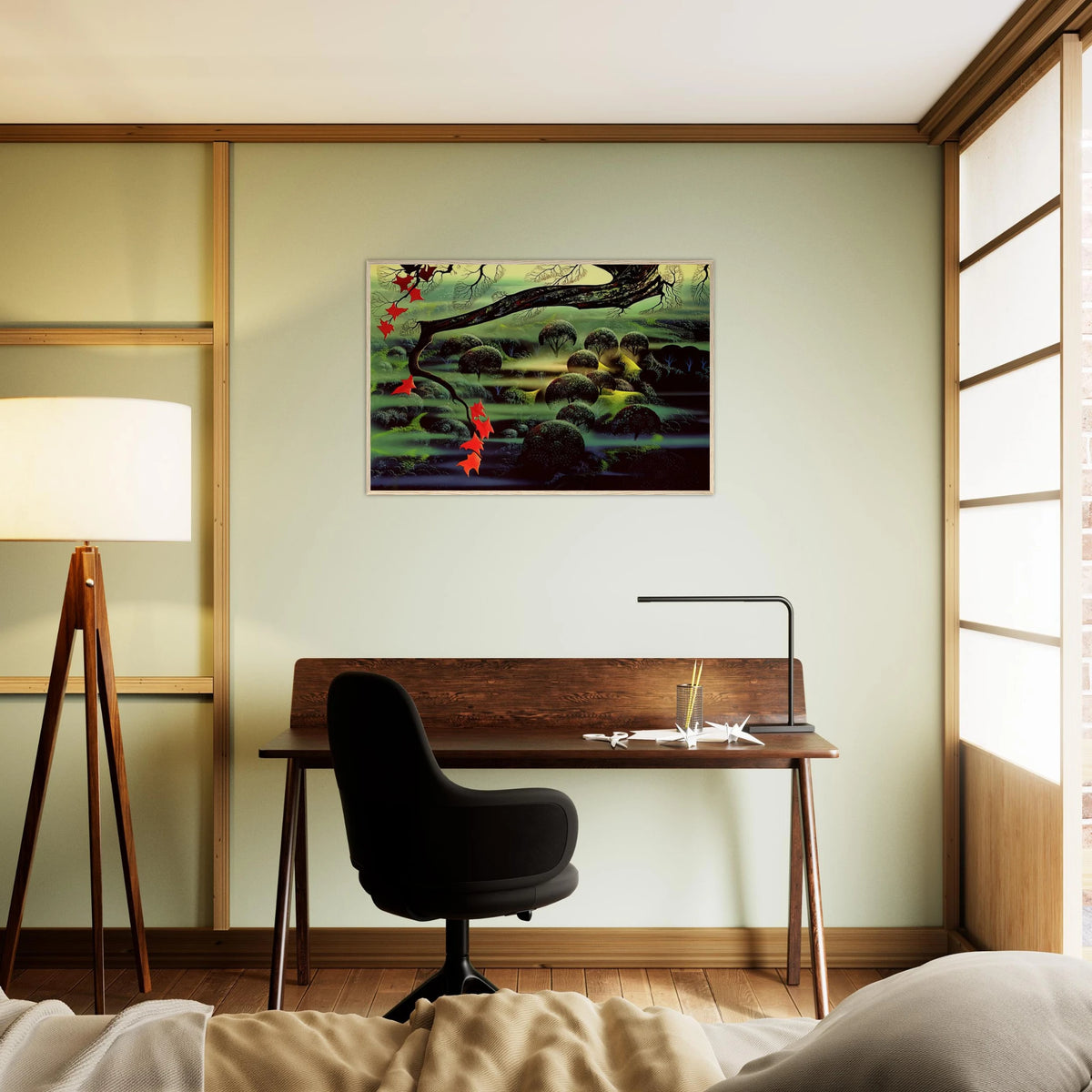 Valley of Mystery Framed Poster | Eyvind Earle Framed Prints Wall Art | Eyvind Earle Prints