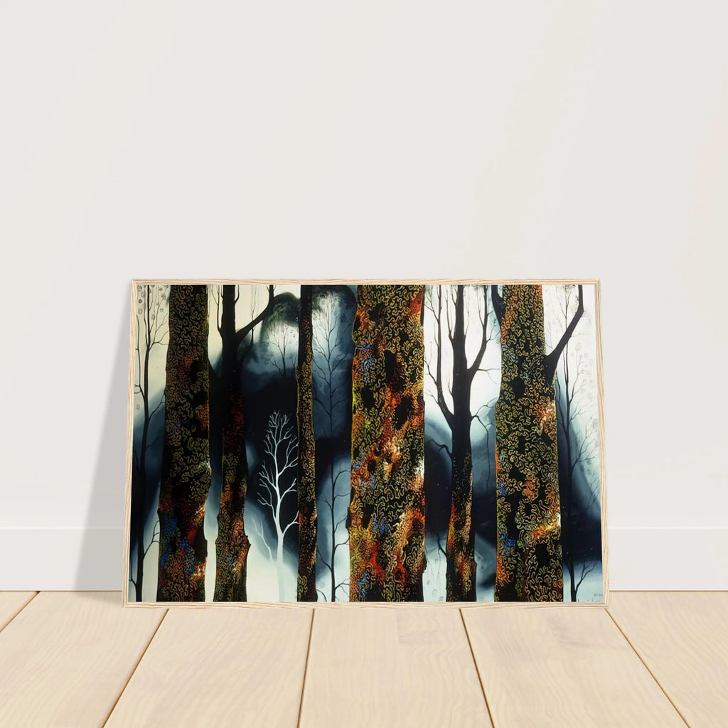 Jewel Trees Framed Poster | Eyvind Earle Framed Prints Wall Art | Eyvind Earle Prints
