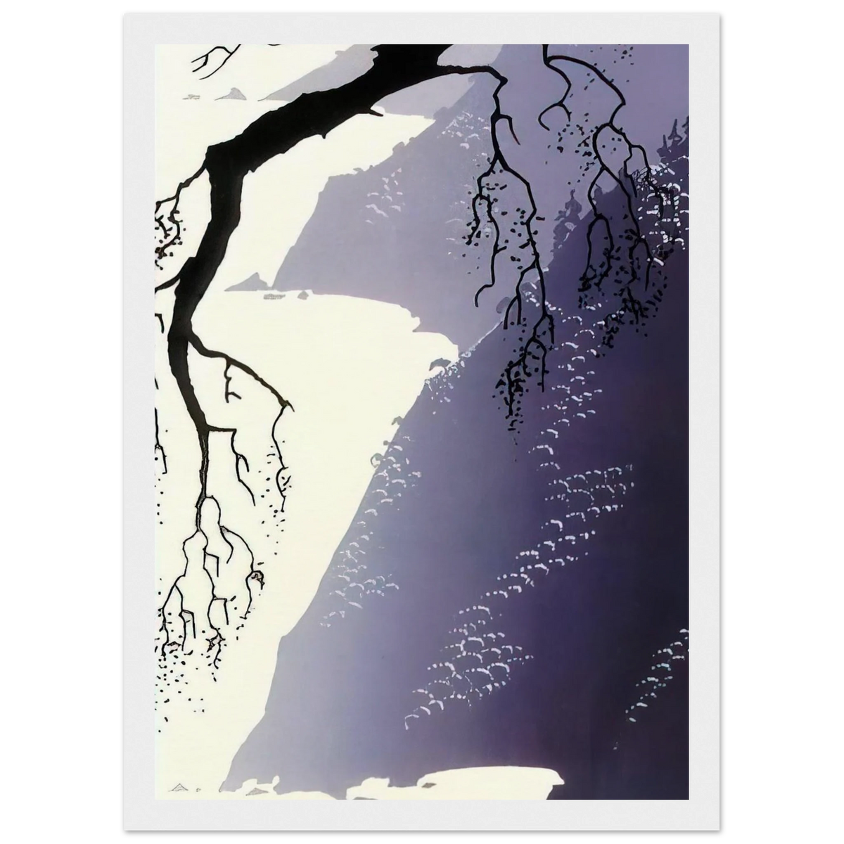Gray Mist Framed Poster | Eyvind Earle Framed Prints Wall Art | Eyvind Earle Prints