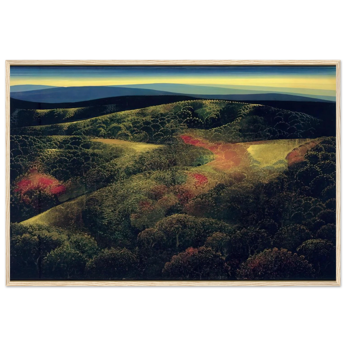 Late October Framed Poster | Eyvind Earle Framed Prints Wall Art | Eyvind Earle Prints