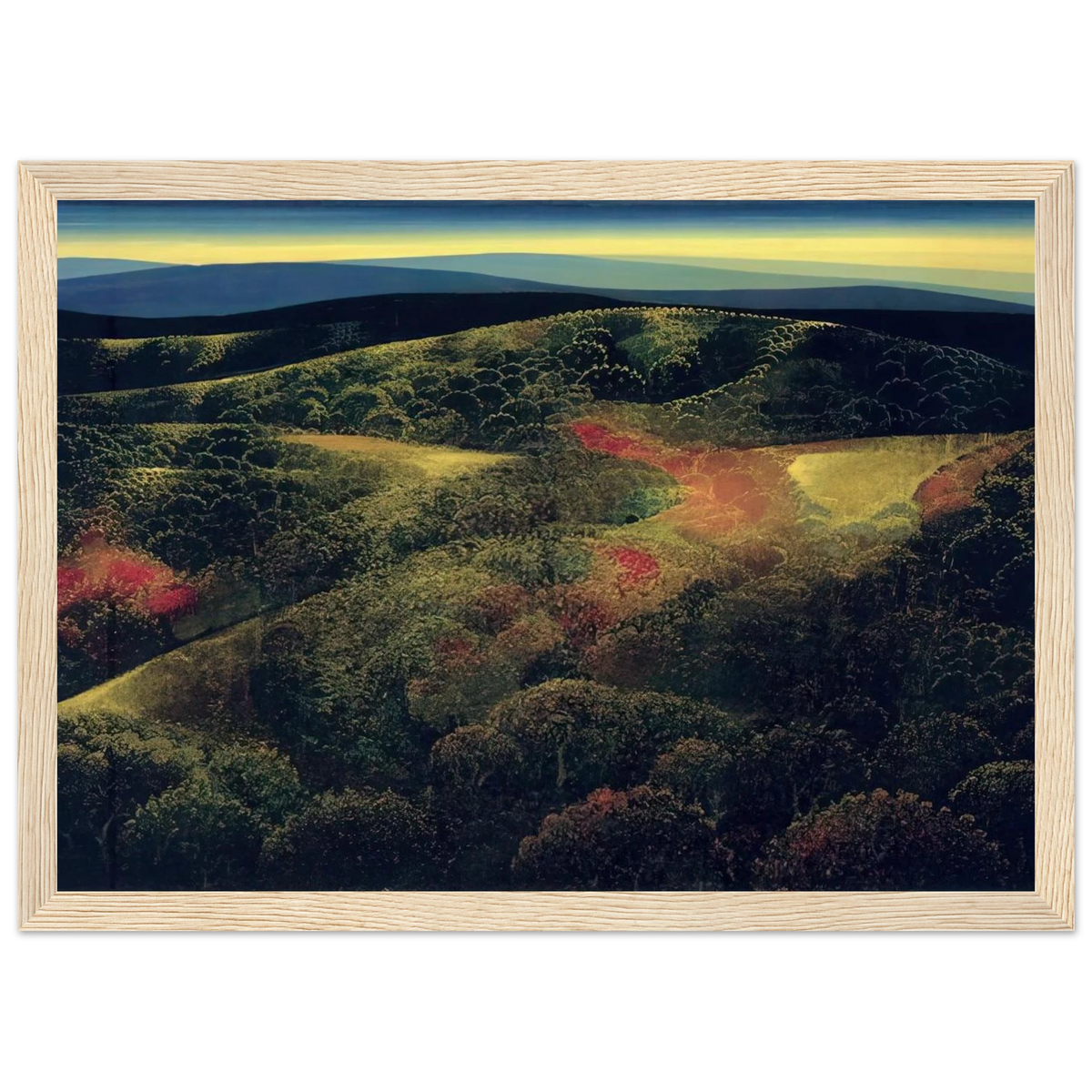 Late October Framed Poster | Eyvind Earle Framed Prints Wall Art | Eyvind Earle Prints