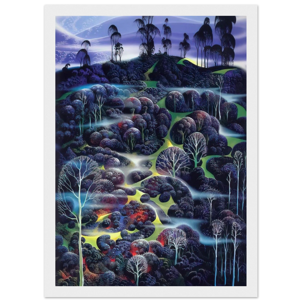 Solemn Solitude Framed Poster | Eyvind Earle Framed Prints Wall Art | Eyvind Earle Prints