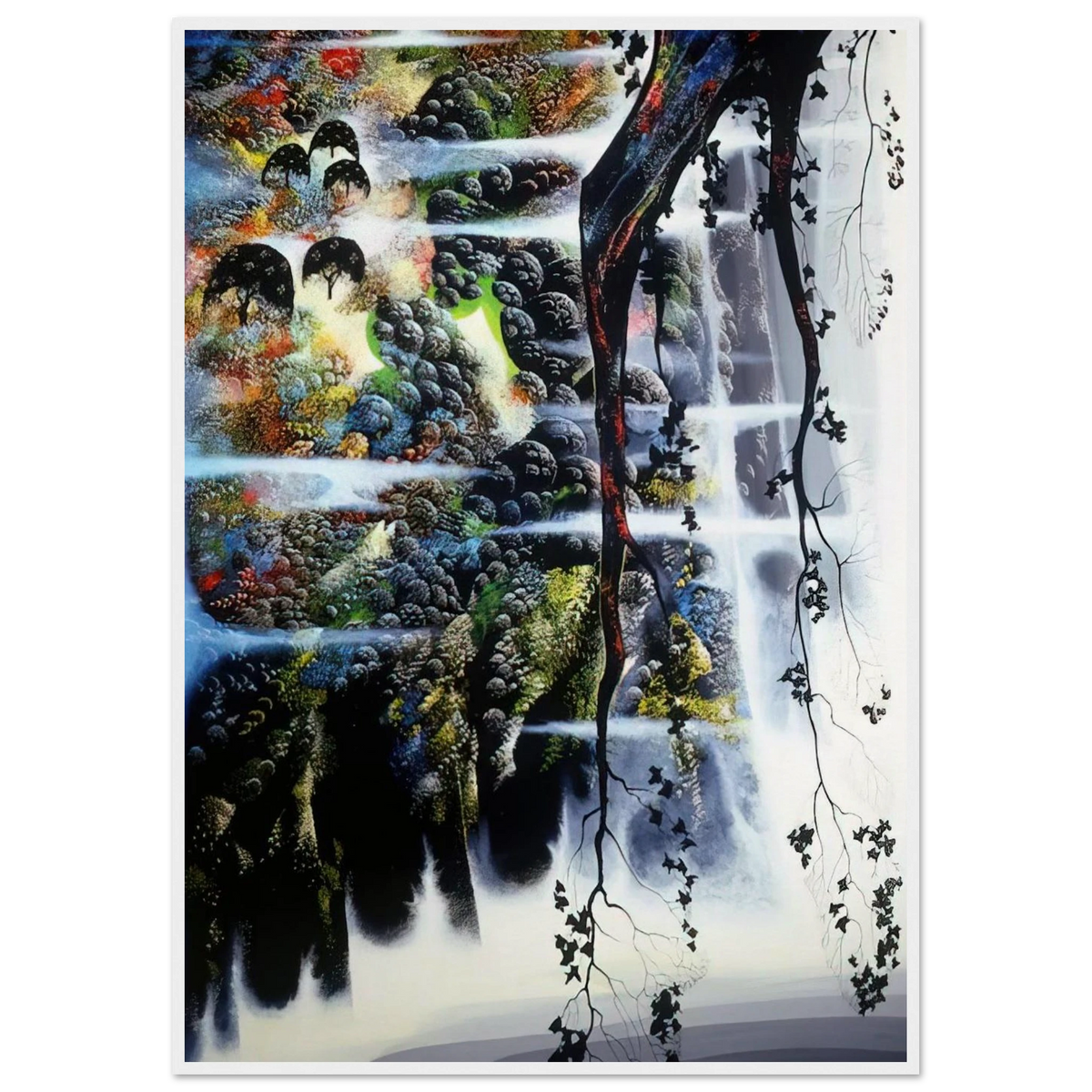 Seaside Wilderness Framed Poster | Eyvind Earle Framed Prints Wall Art | Eyvind Earle Prints
