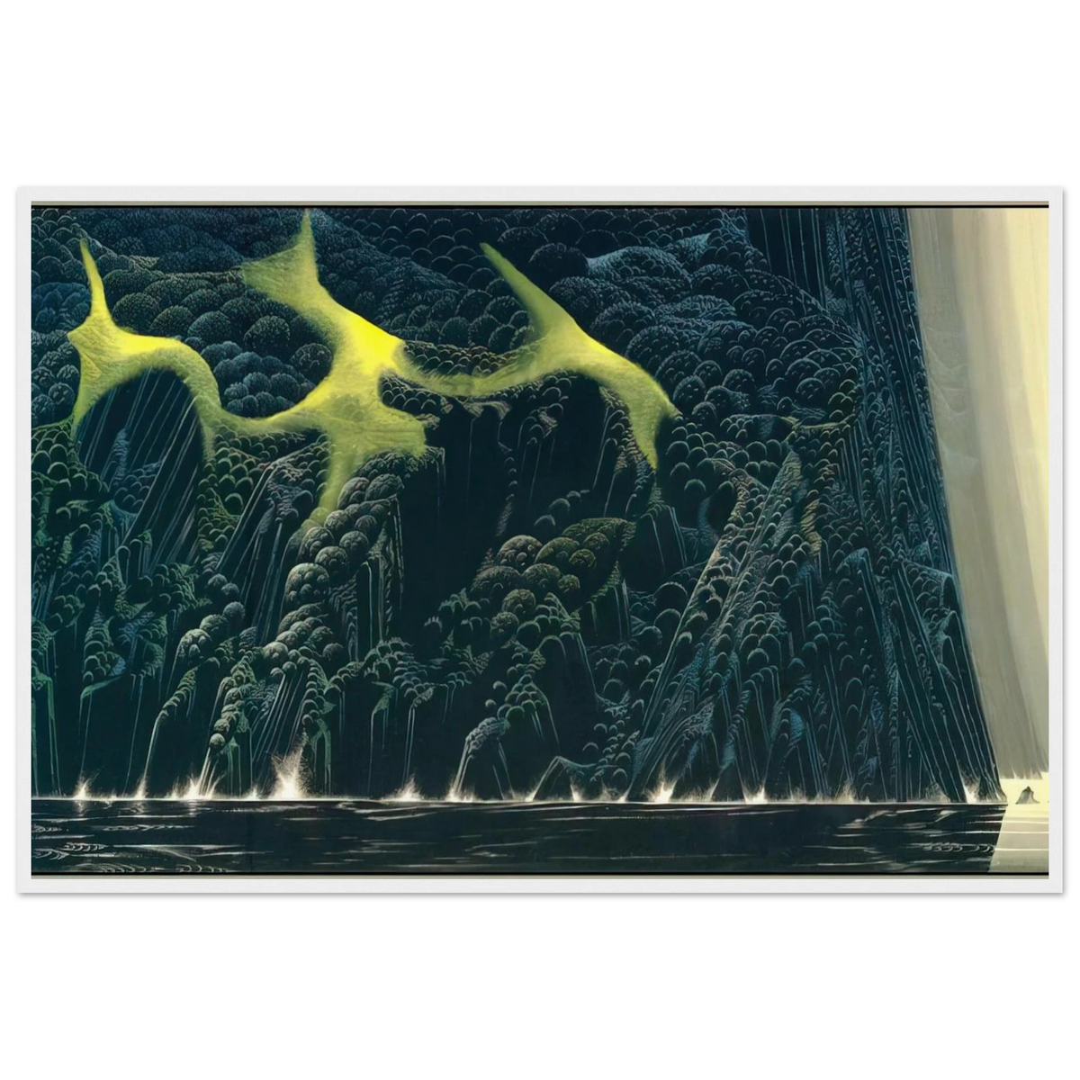 Out of the Sea Framed Poster | Eyvind Earle Framed Prints Wall Art | Eyvind Earle Prints