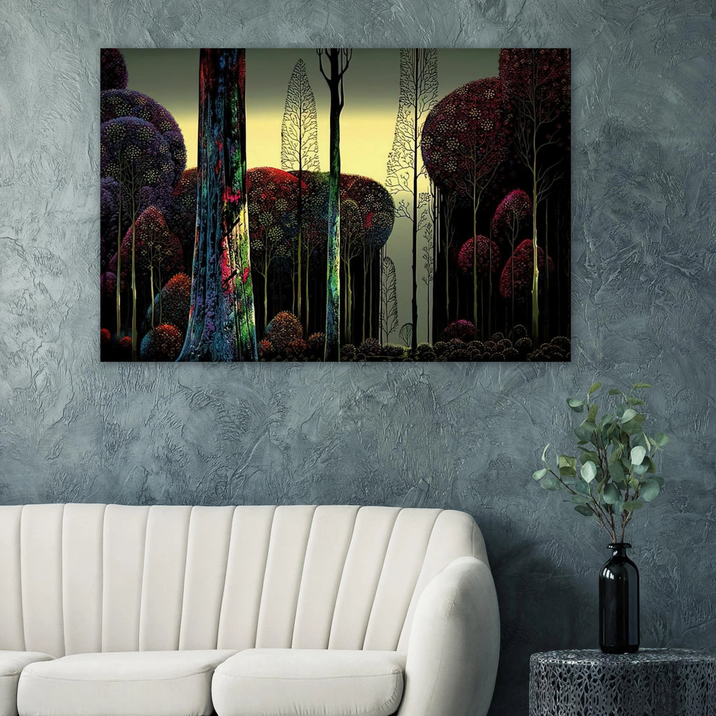 Gothic Forest Poster | Eyvind Earle Poster | Eyvind Earle Prints