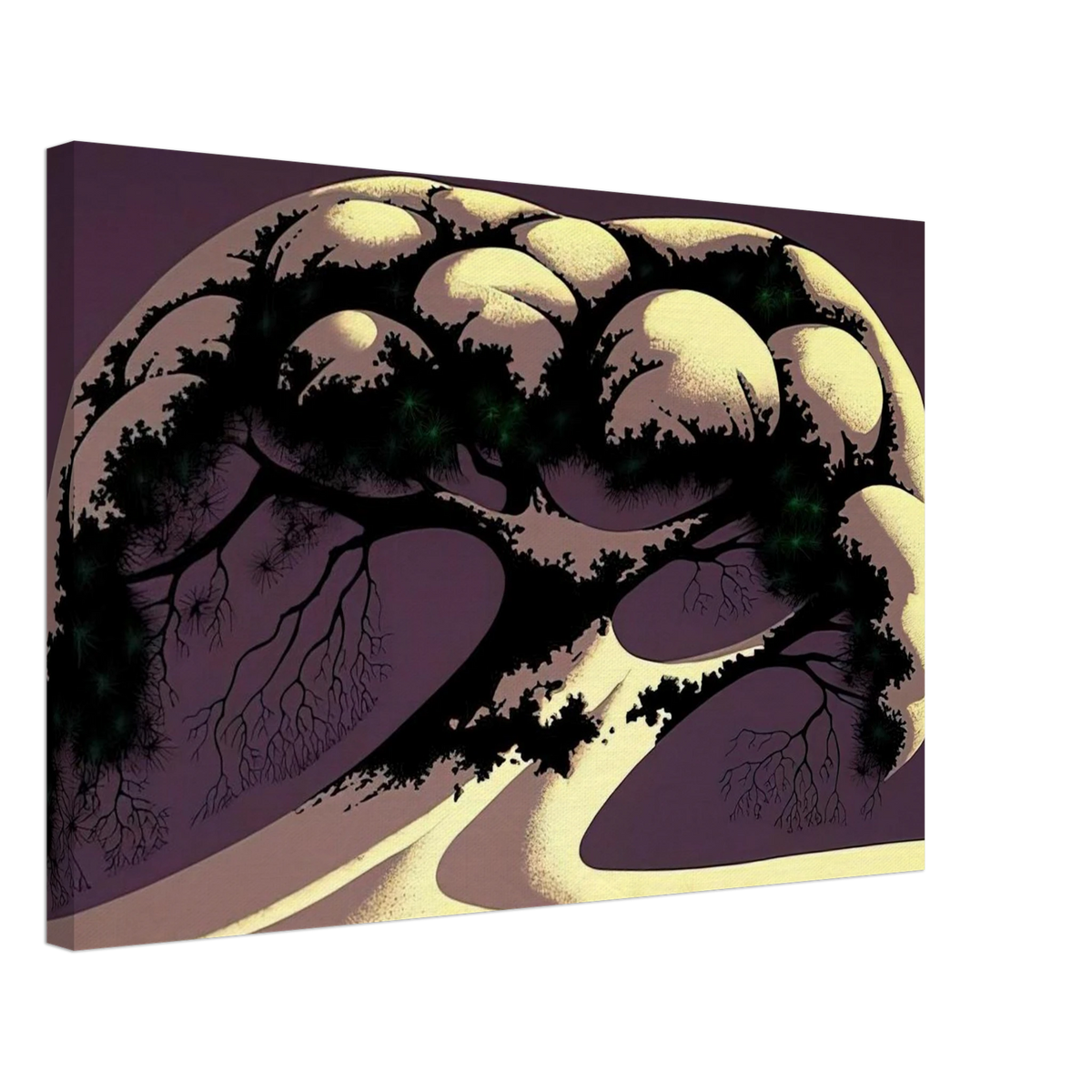 Snow Tree Canvas | Eyvind Earle Canvas | Eyvind Earle Prints