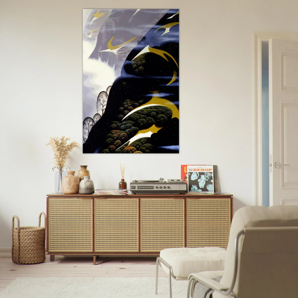 Copy of Sea mist and Pastures Poster | Eyvind Earle Poster | Eyvind Earle Prints