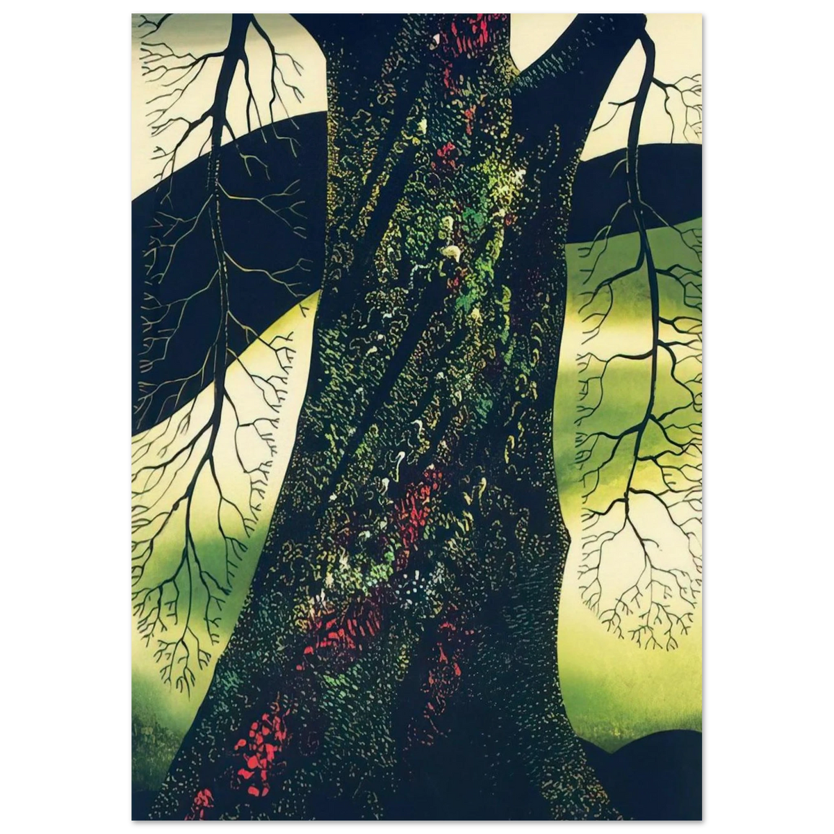 Oak Tree Poster | Eyvind Earle Poster | Eyvind Earle Prints
