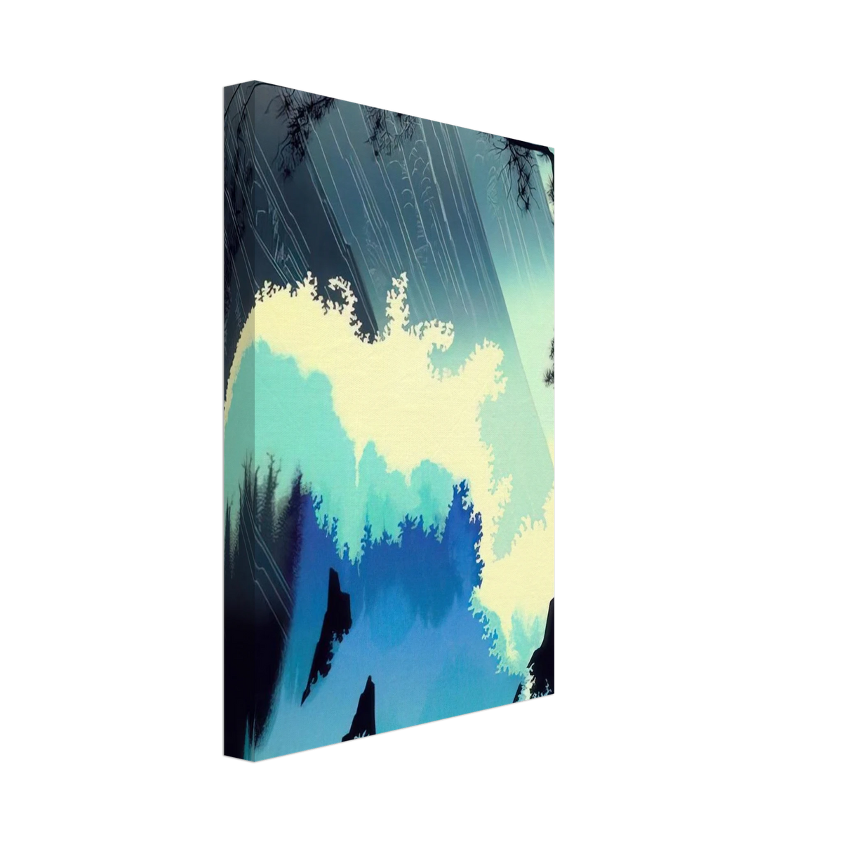 Ocean Splash Canvas | Eyvind Earle Canvas | Eyvind Earle Prints