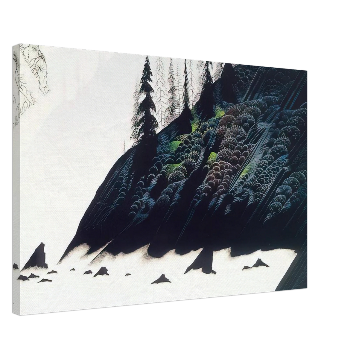 Spruce Redwoods and Pine Canvas | Eyvind Earle Canvas | Eyvind Earle Prints