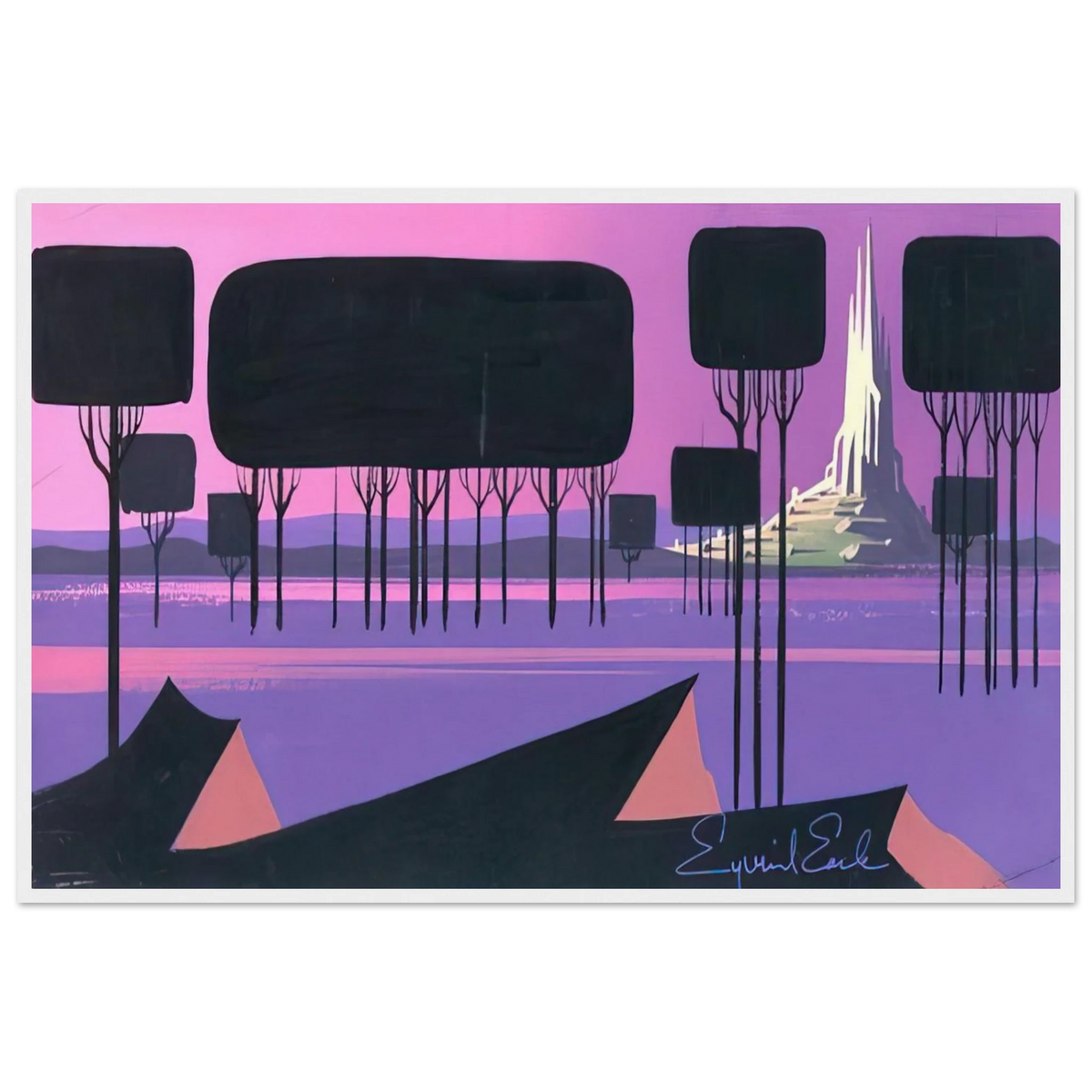 Sleeping Beauty Framed Poster | Eyvind Earle Framed Prints Wall Art | Eyvind Earle Prints