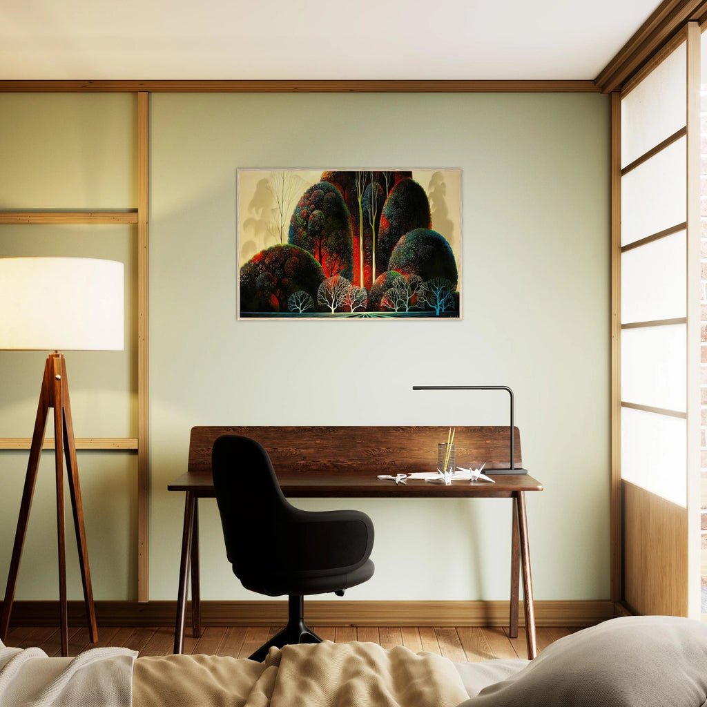 California Orchid Framed Poster | Eyvind Earle Framed Prints Wall Art | Eyvind Earle Prints