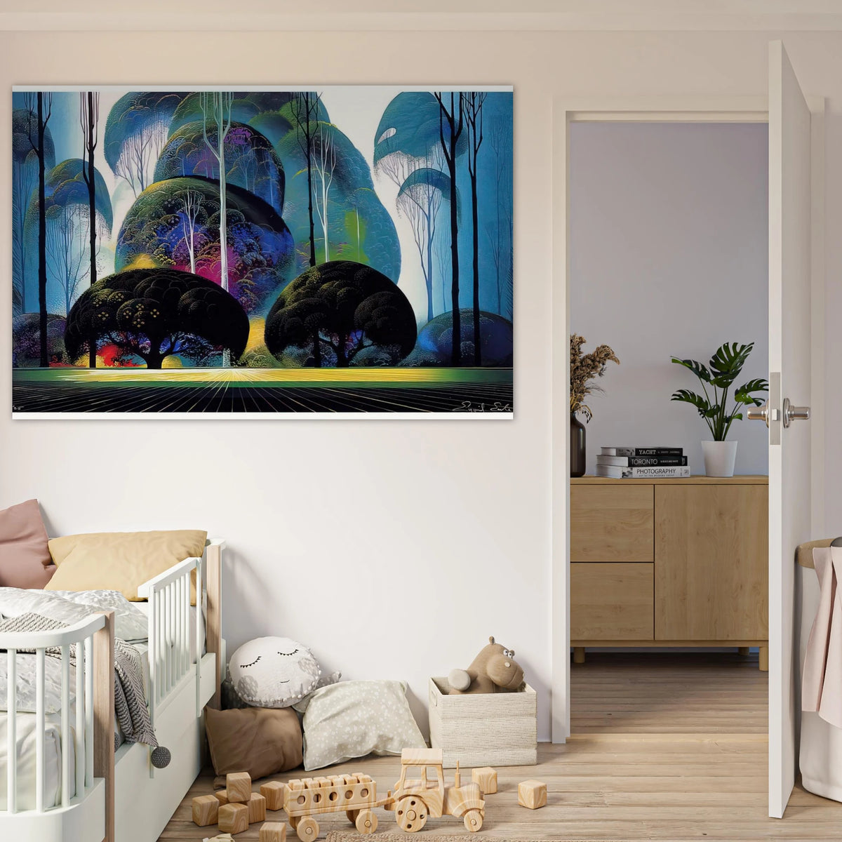 Green Forest Poster | Eyvind Earle Poster | Eyvind Earle Prints