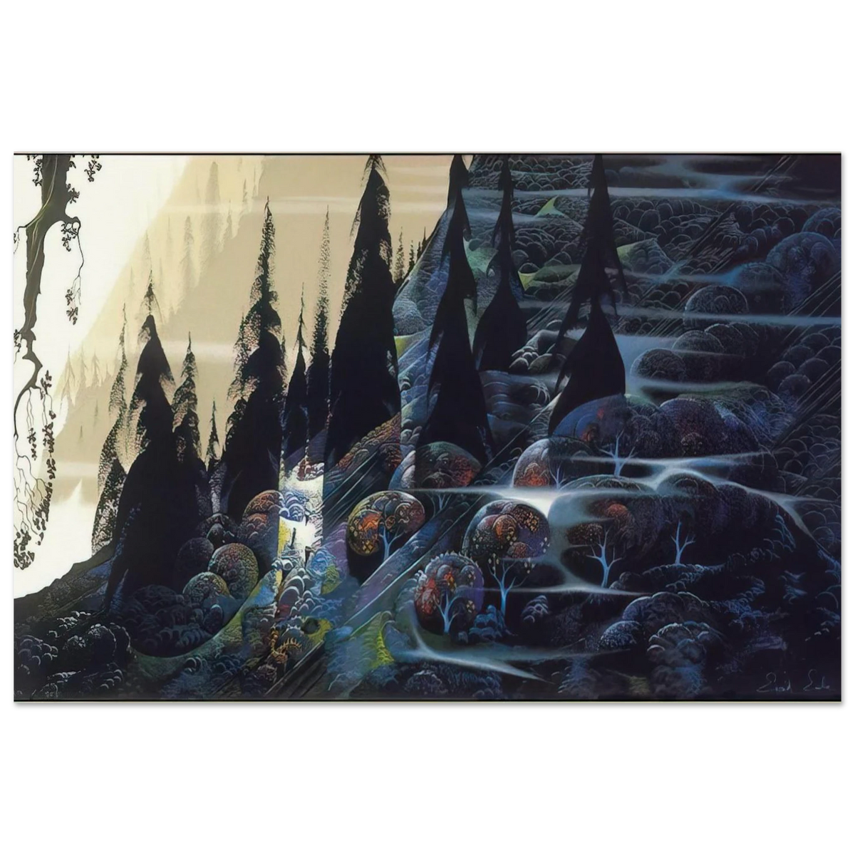 Black Spruce Poster | Eyvind Earle Poster | Eyvind Earle Prints