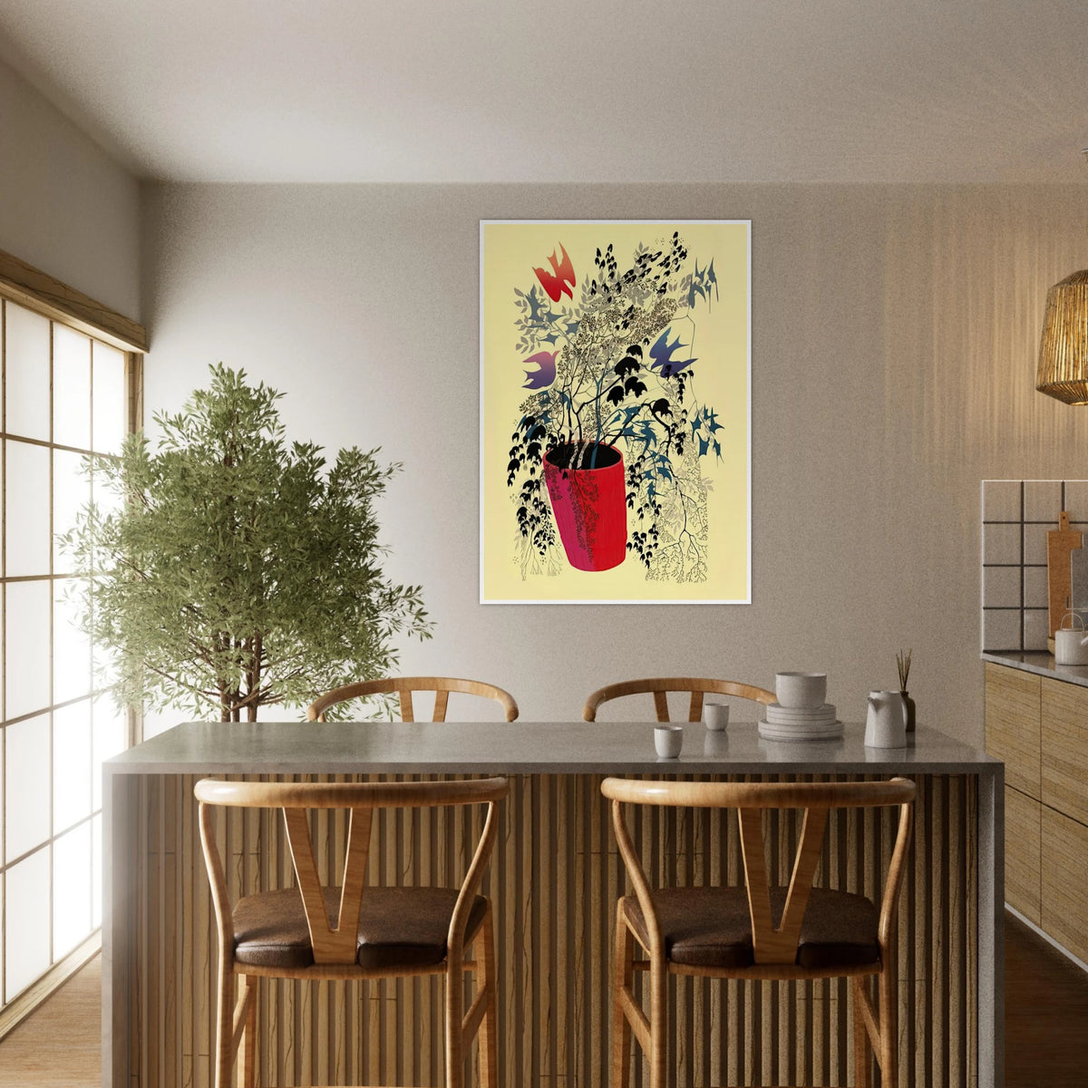 Red Barrell Framed Poster | Eyvind Earle Framed Prints Wall Art | Eyvind Earle Prints
