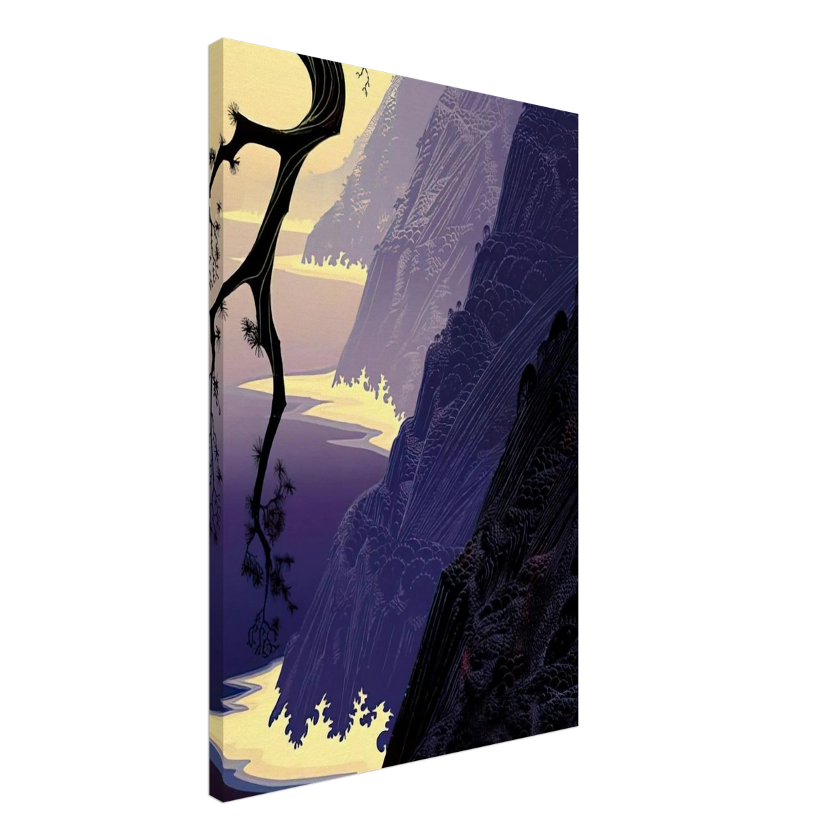Purple Mist Canvas | Eyvind Earle Canvas | Eyvind Earle Prints