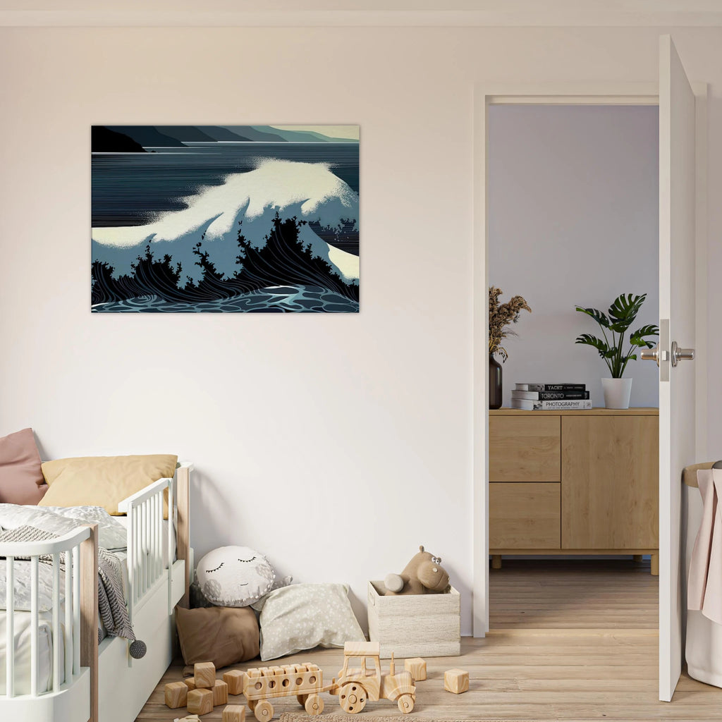 A Sounding of Surf Canvas | Eyvind Earle Canvas | Eyvind Earle Prints