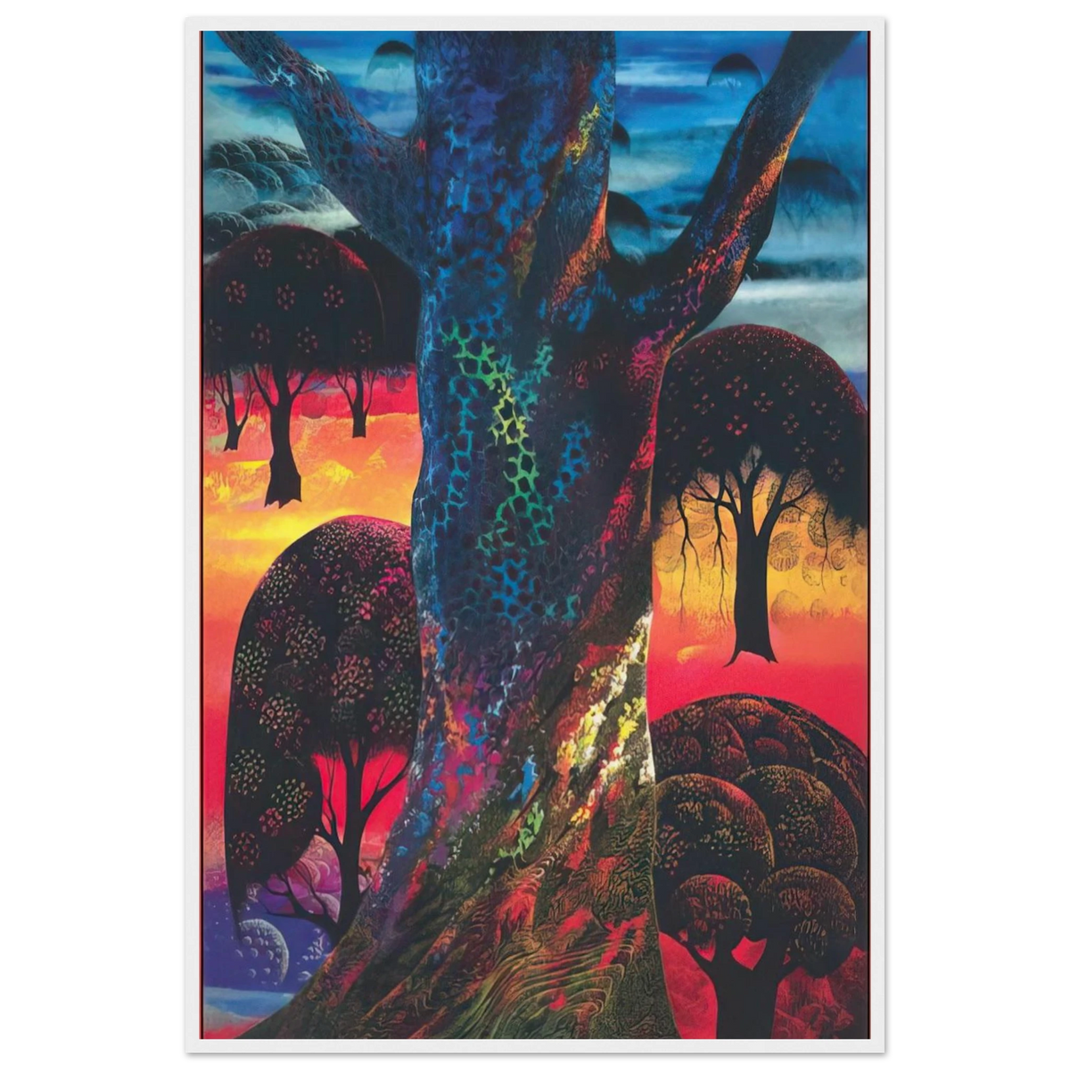 Fire Magic Framed Poster | Eyvind Earle Framed Prints Wall Art | Eyvind Earle Prints