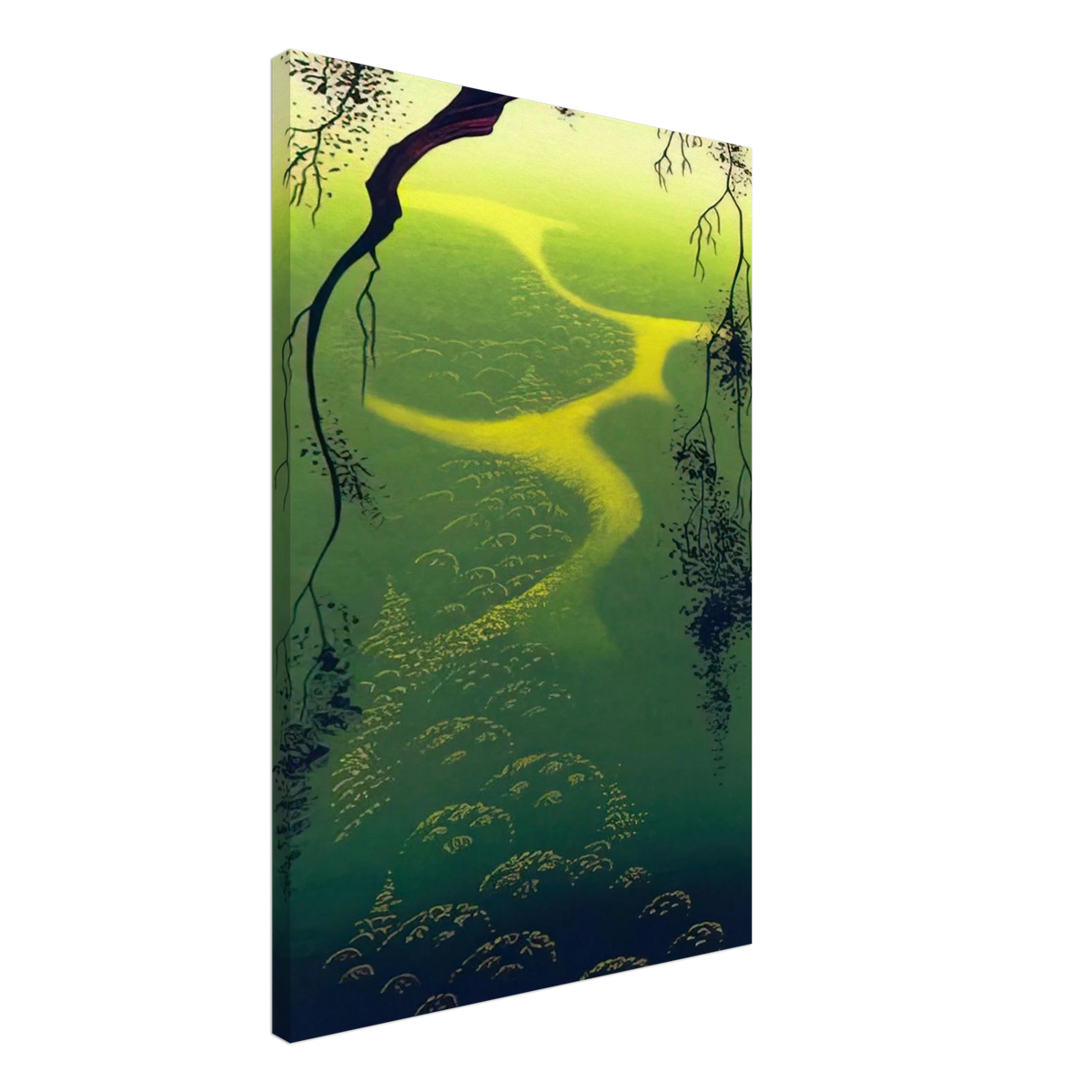 Green Mist Canvas | Eyvind Earle Canvas | Eyvind Earle Prints