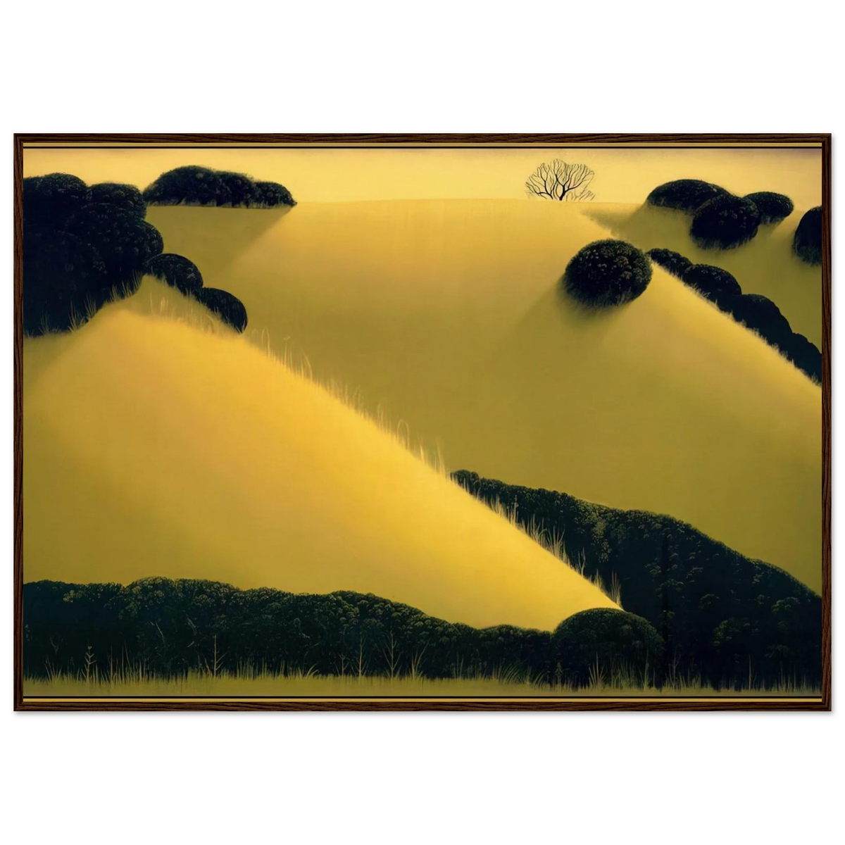 Golden Hills Framed Poster | Eyvind Earle Framed Prints Wall Art | Eyvind Earle Prints